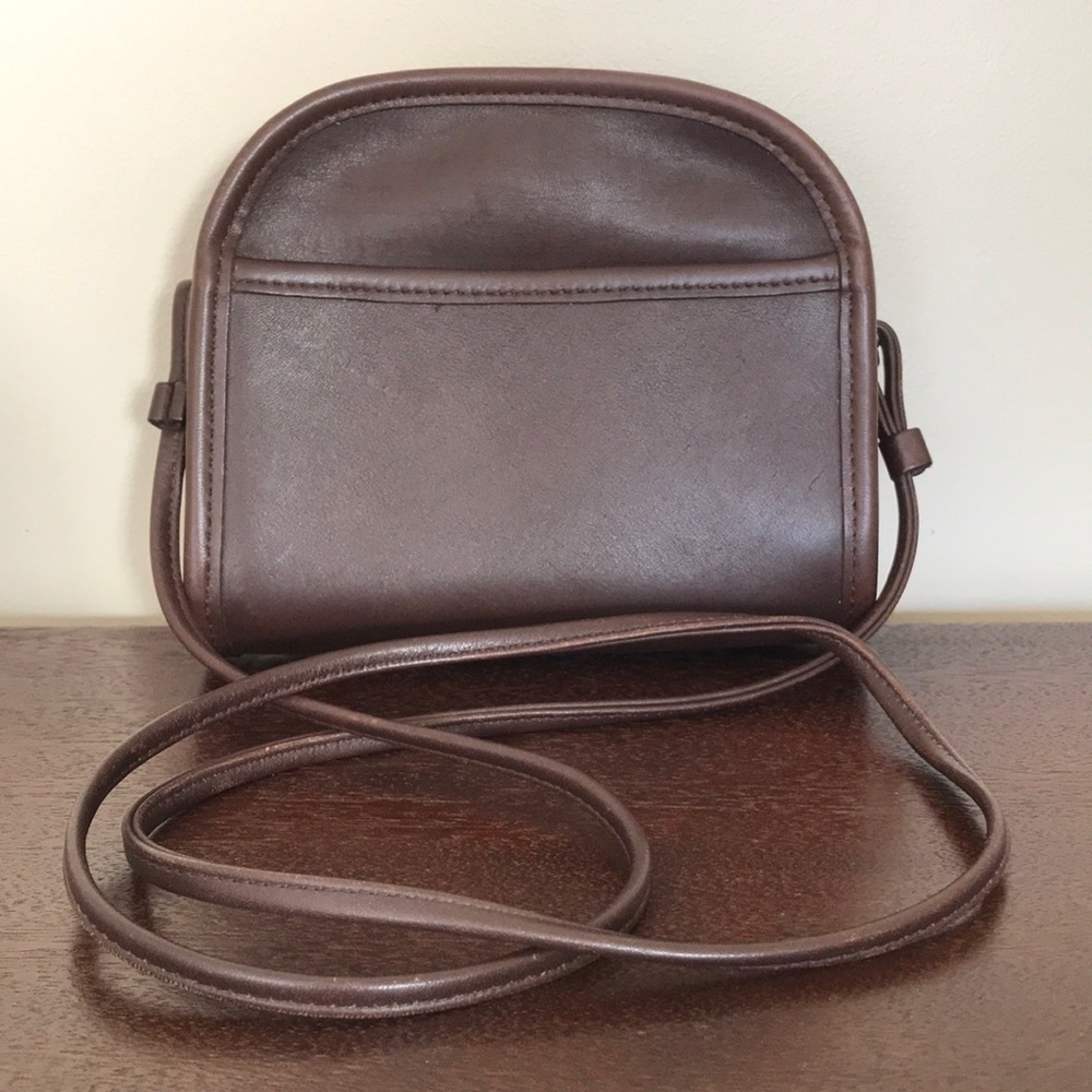 Coach ‘Abbie’ brown leather crossbody bag